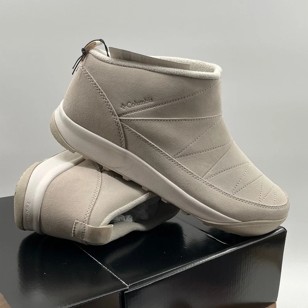 Columbia Minx Shorty III Winter Boots Stone Taupe Omni-Heat BL4141-278 size 12